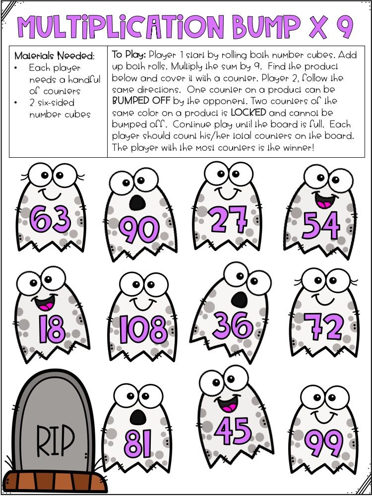 30 Basic Multiplication For Kindergarten