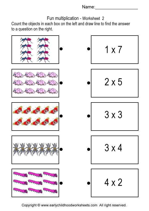 30 Basic Multiplication For Kindergarten