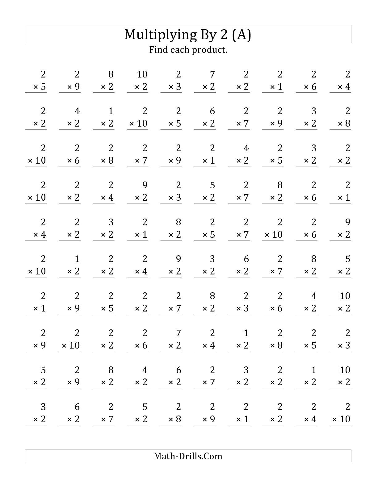 30 Multiplication For Kindergarten Worksheets